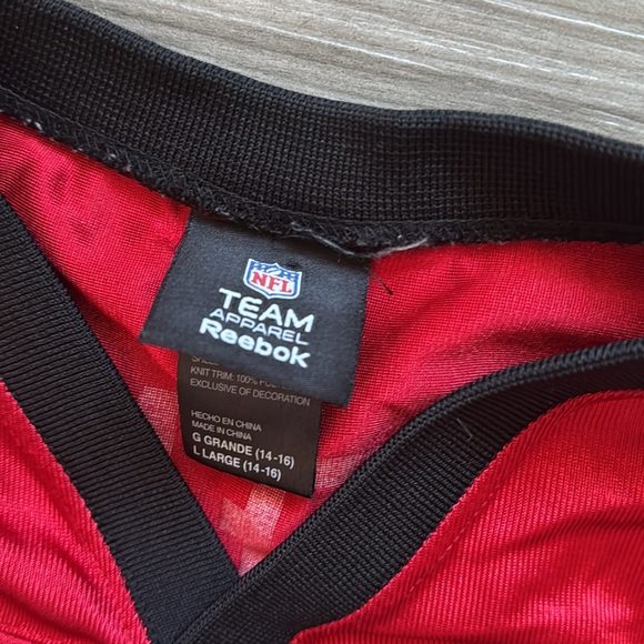 Tampa Bay Buccaneers youth large jersey #5 Freeman NFL Reebok 14 16 football - Picture 3 of 7